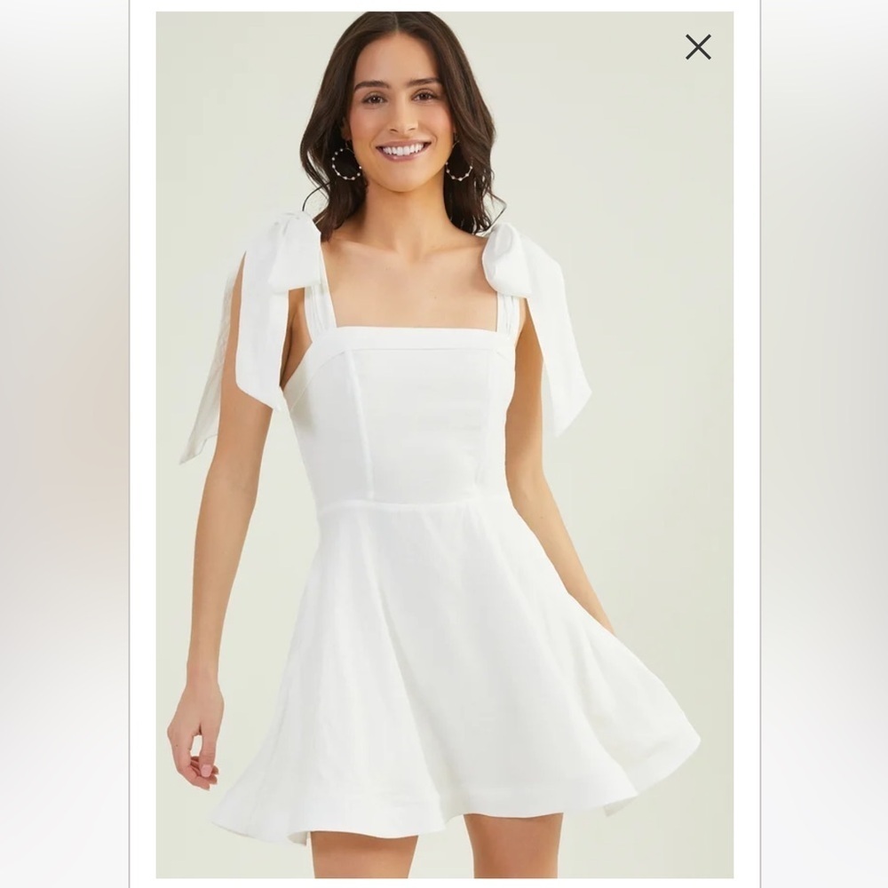New with tags altard state Eliza tie mini dress